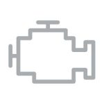 engine symbol grey