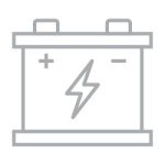 battery symbol grey