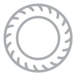 tyre symbol grey