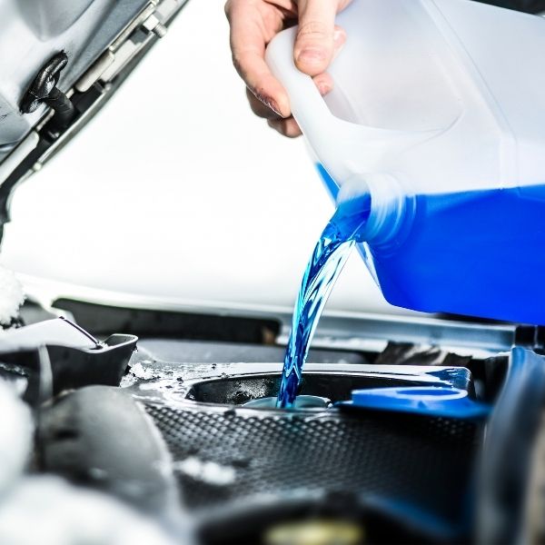 topping up antifreeze image