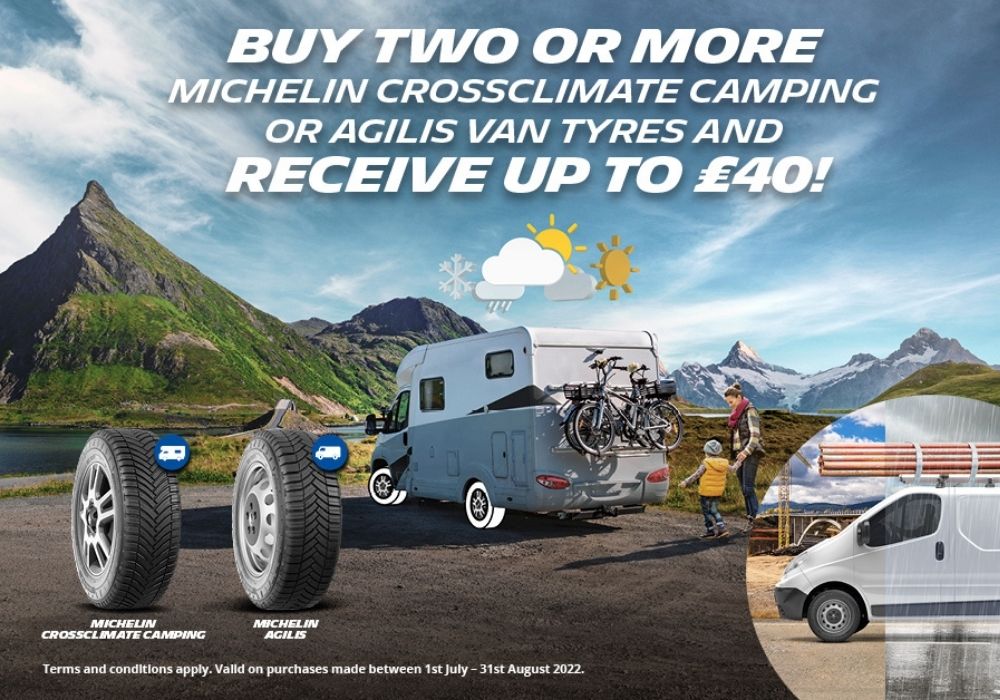 Michelin CrossClimate camping promotion
