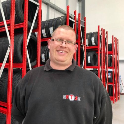 Simon Fox branch manager at Eden Tyres in Swadlincote