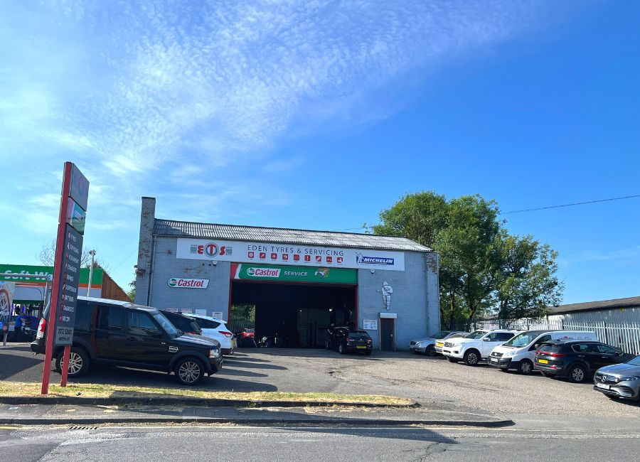 Eden Tyres & Servicing garage in Somercotes, Wimsey Way, Somercotes, Alfreton DE55 4JS