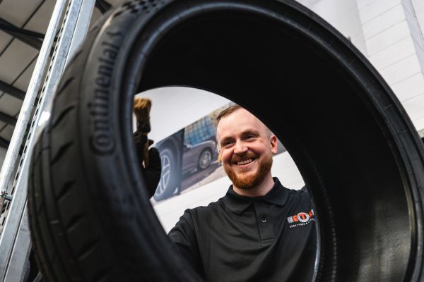 Eden Tyres & Servicing team tyre fitter