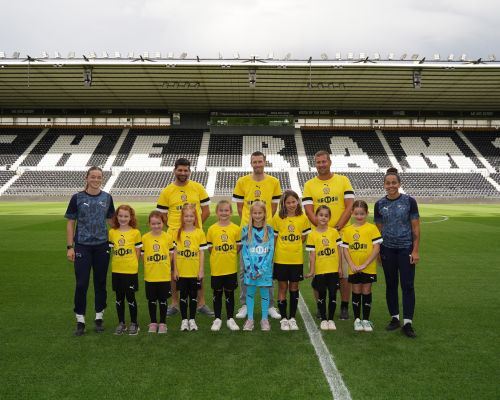 Belper Town Juniors U8's Girls Kit4Kids winners 2025