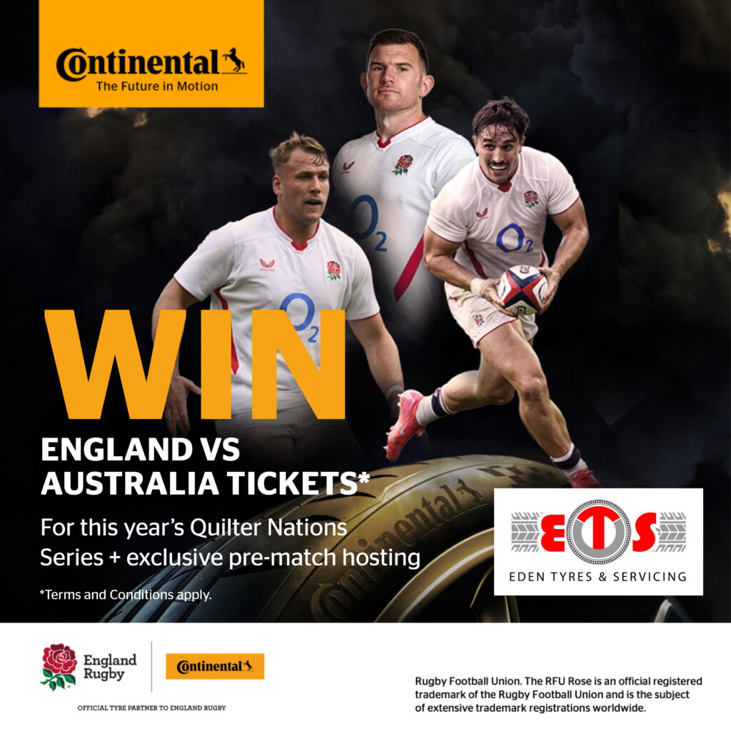 Eden Tyres win Rugby tickets with Continental tyres