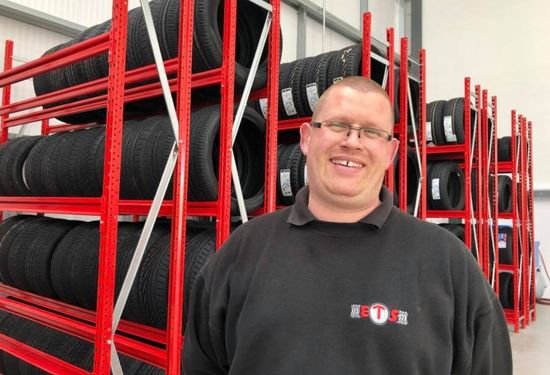 Simon Fox branch manager at Eden Tyres in Swadlincote