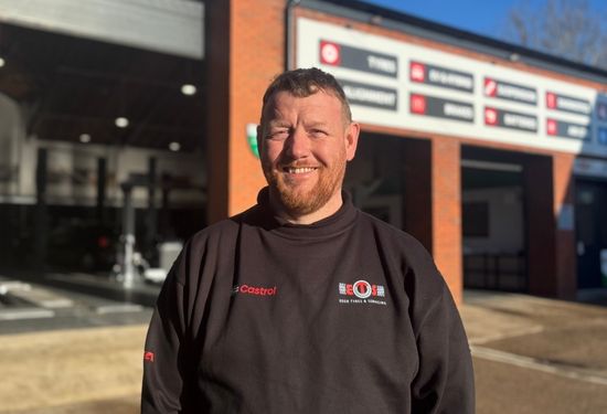 Chris Shaw branch manager at Eden Tyres in Market Harborough