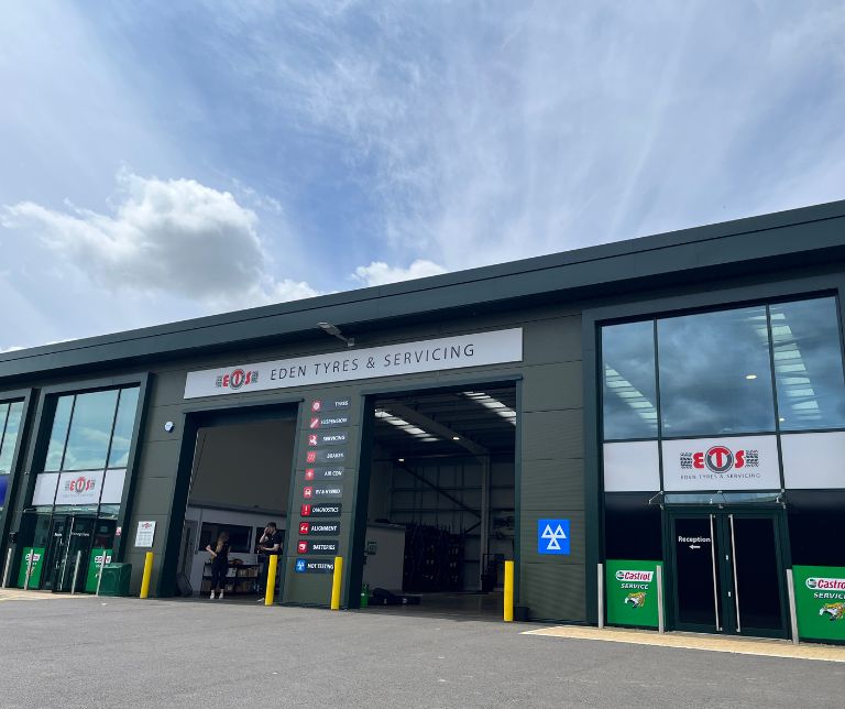 Eden Tyres in Oakham exterior