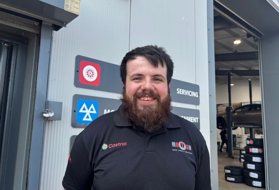 James Cook branch manager at our garage in Gainsborough