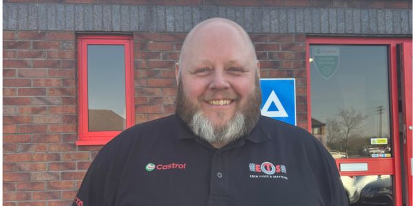Dean March manager at Eden Tyres in Hinckley