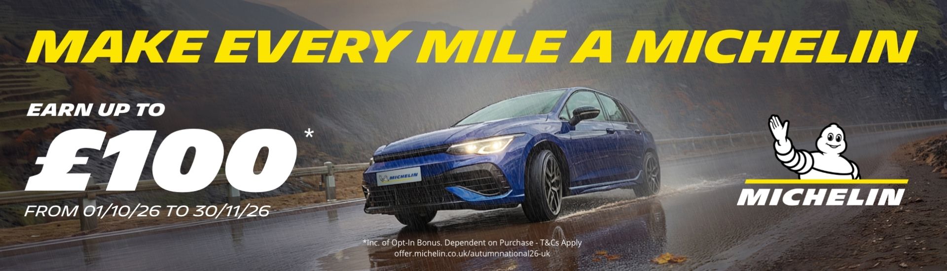 Michelin Tyres Promotion October 2026
